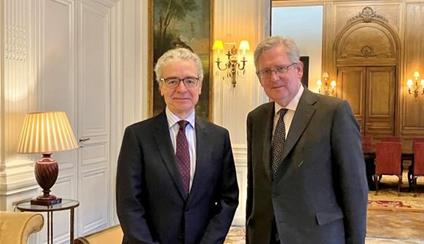 The Ambassador meets with the chairman of the House of Lords Committee for the European Union, Lord Kinnoull.