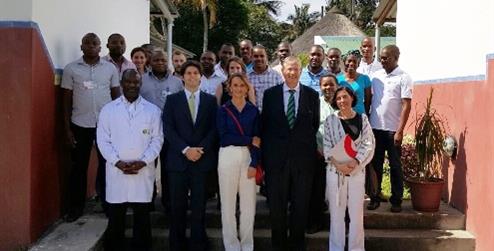 El Embajador de España en Mozambique visita el Centro de investigación en salud de Manhiça