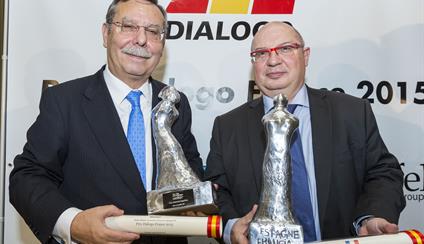 Premio Diálogo Francia 2015 a Red Eléctrica de España (REE) y Réseau Transport Electricité (RTE)
