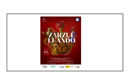 La Embajada apoya la VII edición del espectáculo "Zarzueleando"