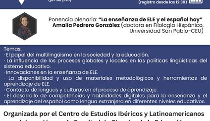 Conferencia. La enseñanza del español en Letonia: estudios, retos y problemas
