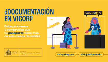 Vigencia de 6 meses del pasaporte