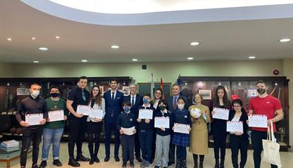 Еntrega de los premios del I Concurso Internacional Escolar de Cortometraje en español “REDUCCIÓN DE LAS DESIGUALDADES MEDIANTE EL DEPORTE”