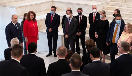 Reunión del Presidente Rumen Radev con los Embajadores de la UE, Suiza y EE. UU.