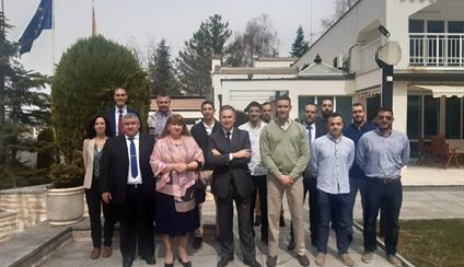 Despedida a los miembros del batallón del Ejército del Aire