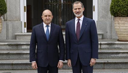 Encuentro entre el Rey y el Presidente de Bulgaria