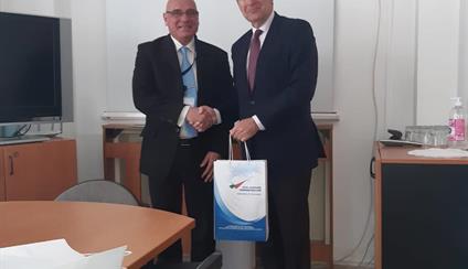 Reunión con el Director de la Aviación Civil