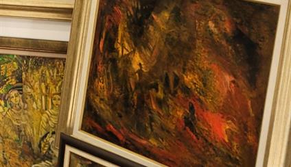 Visita al taller del pintor Hristo Panev