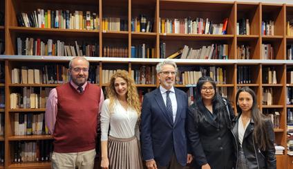 Visita de representantes del Centro Amalipe