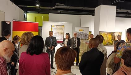 Inauguración de la exposición “La imagen del Quijote a través de los siglos. Las visiones clásica inglesa, española y francesa; y una perspectiva moderna búlgara"
