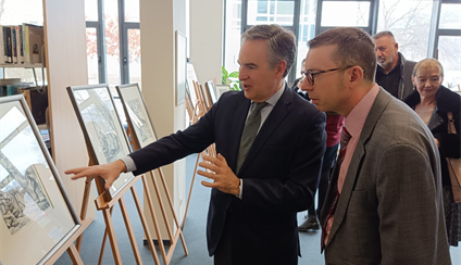 Presentación exposición "La imagen del Quijote a través de los siglos" en Blagoevgrad