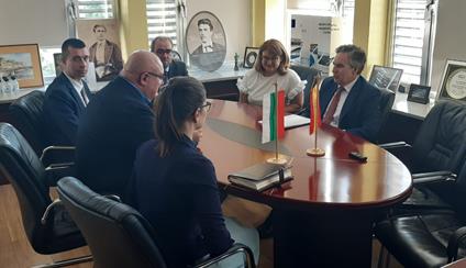 Reunión del Embajador con el Alcalde de Vidin 