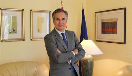 Entrevista del Embajador, Alejandro Polanco, en la Radio Nacional Búlgara