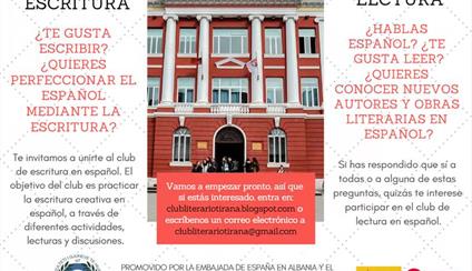 Club de lectura y club de escritura en español