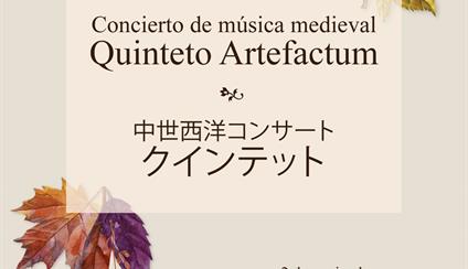 Concierto de música medieval del Quinteto Artefactum