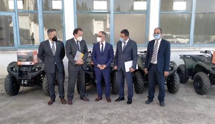 España proporciona vehículos y medios informáticos al Ministerio del Interior de Túnez