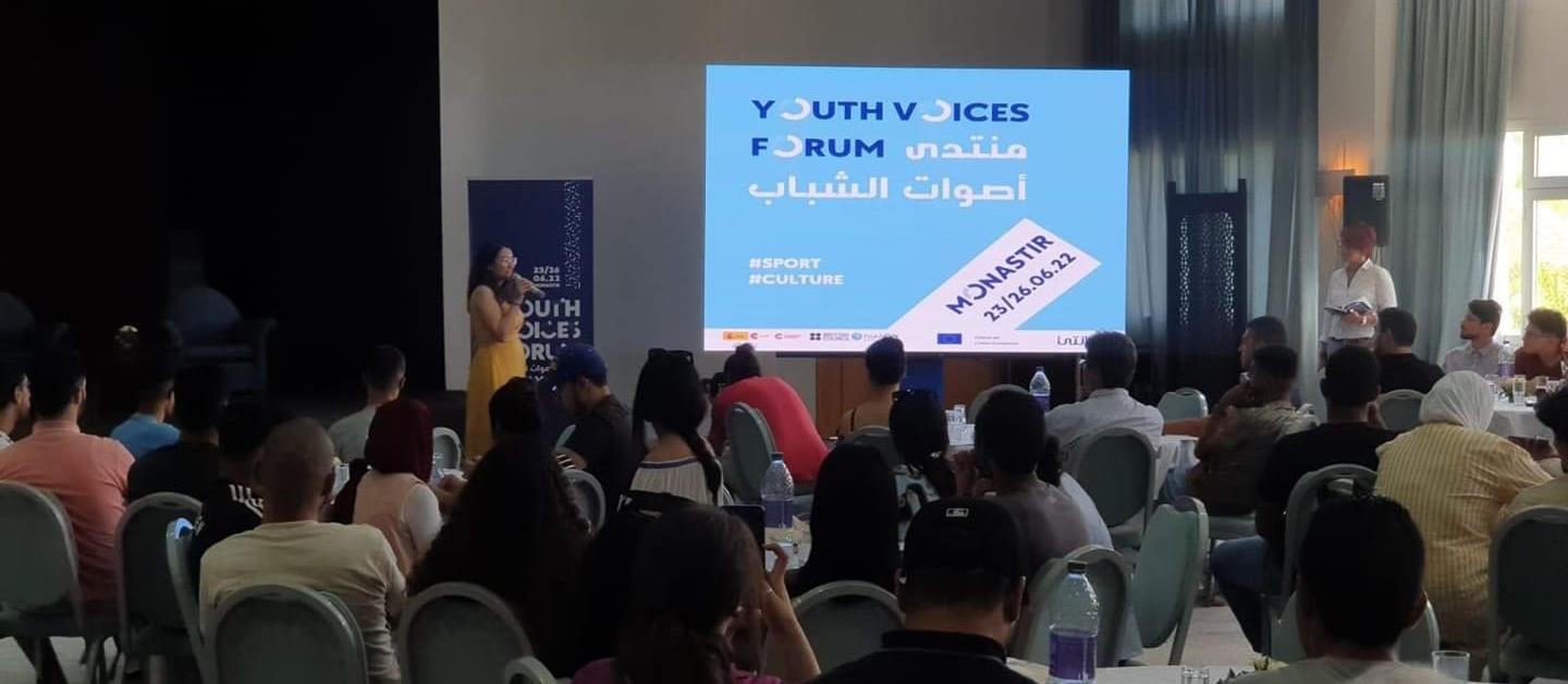 Acto de apertura del YVF el 23 de Junio de 2022 en Monastir. ©Cooperación Española