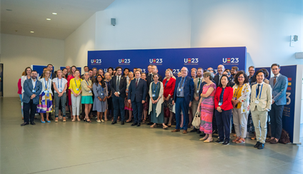 Meeting of international development and humanitarian agencies