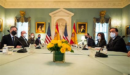 Spanish Foreign Minister Meets with U.S. Secretary of State