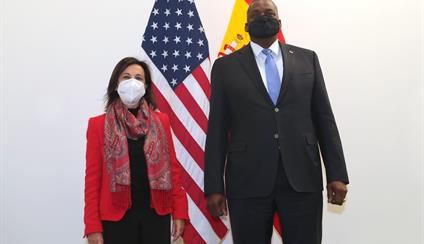 Spanish Minister and U.S. Secretary of Defense Discuss Mutual Support for Ukraine
