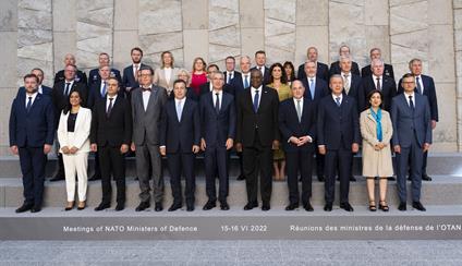 NATO defense ministers meet in Brussels with their sights set on the upcoming Madrid Summit