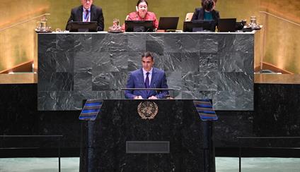 At the Summit of the Future, Pedro Sanchez stresses the need to promote a more effective, inclusive and fairer multilateral system