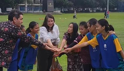 Partido de fútbol en conmemoración del 8M