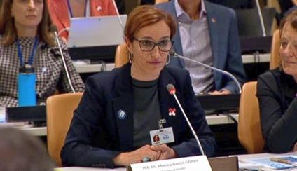 García defiende el Plan Nacional contra la Resistencia a los Antibióticos en la ONU