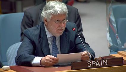 España interviene en el debate abierto del Consejo de Seguridad sobre rendición de cuentas y justicia