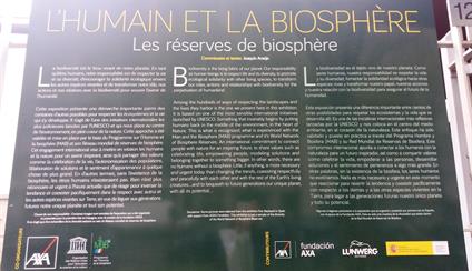Exposición “Hombre y Biosfera” en la UNESCO