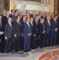 24/01/2012. El ministro García-Margallo durante la reunión con los representantes de empresas españolas. Foto Maec ;div class=