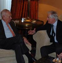 09/02/2012. El ministro junto al comisario europeo para el Mercado Interior y Servicios, Michel Barnier. Foto Maec
