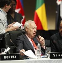 20/02/2012. El ministro García-Margallo en la reunión del G20 celebrada en los Cabos. Foto EFE