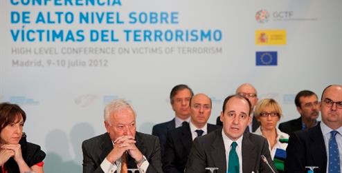 El ministro García-Margallo en la Conferencia de Alto Nivel sobre Víctimas del Terrorismo. Foto Maec