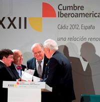 José Manuel García-Margallo, ha asistido al  VIII Encuentro Empresarial Iberoamericano en Cádiz. Foto Maec