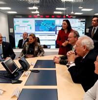 El ministro García-Margallo durante de su visita a la Base. Foto Maec