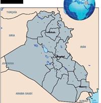 Mapa de Irak