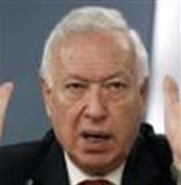 El ministro García-Margallo en la rueda de prensa. Foto EFE