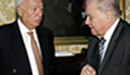 Enrique V. Iglesias se reúne con el ministro García-Margallo antes de la Cumbre de Panamá