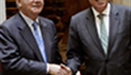 José Manuel García-Margallo recibe a su homólogo portugués