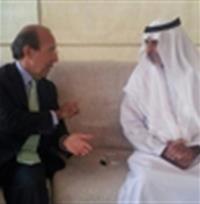 Gonzalo de Benito se reúne en Abu Dhabi