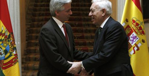 GARCÍA-MARGALLO CON VICEPRESIDENTE DE BOLIVIA