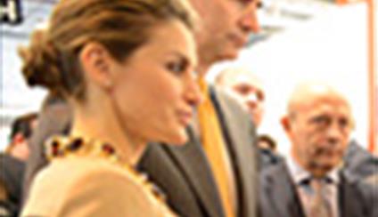 Los príncipes de Asturias visitaron el espacio Focus Latinoamérica