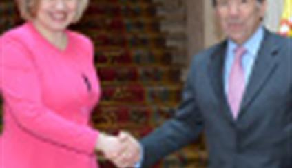 Gonzalo de Benito se reúne con la viceministra de Bielorrusia 