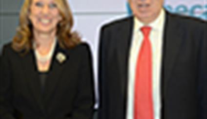 El ministro asiste a la presentación en Madrid de la nueva secretaria general iberoamericana