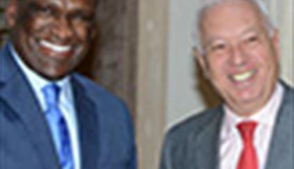 García-Margallo se reúne con John W. Ashe, presidente de la Asamblea General 