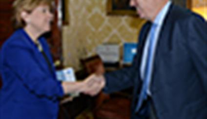 El ministro se entrevista con la administradora asociada del PNUD 