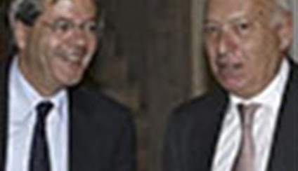 José Manuel García-Margallo recibe a su homólogo italiano