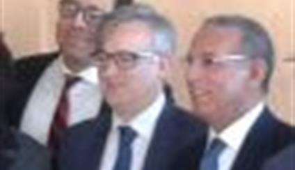 El secretario de Estado de Asuntos Exteriores recibe al director general de Comunicación marroquí, y a una delegación de prensa de Marruecos.