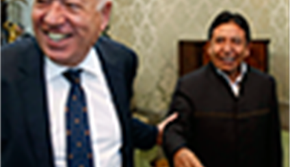 José Manuel García-Margallo recibe a su homólogo boliviano